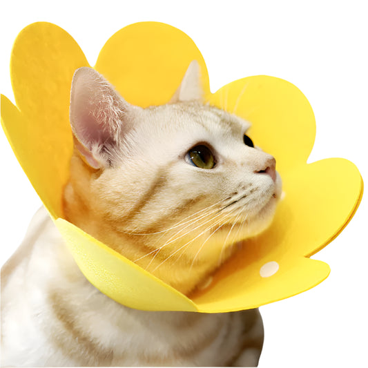 Soft Felt Recovery Collar for Cats & Dogs – Anti-Lick, Anti-Bite, Post-Surgery Healing Cone