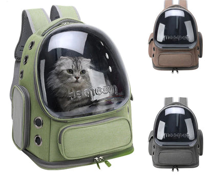 ClearComfort- Pet Carrier Backpack – Breathable & Safe