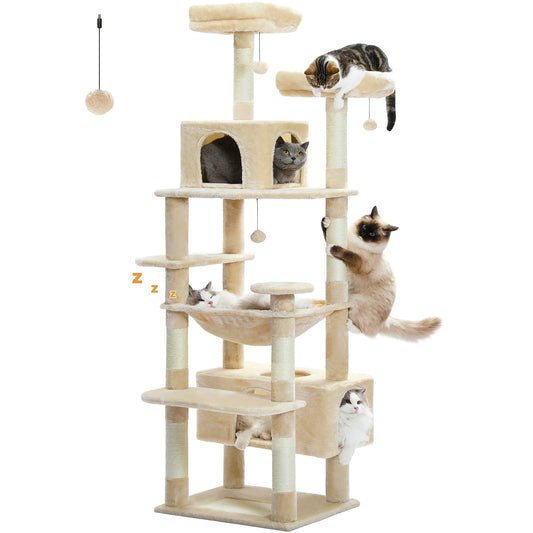 Tree Cat Tree and Tower for Indoor Cats - Luxury and Playful