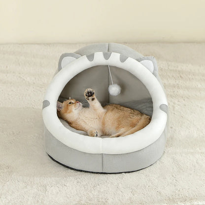 Super Cozy Cat Bed Cave – Warm Pet House