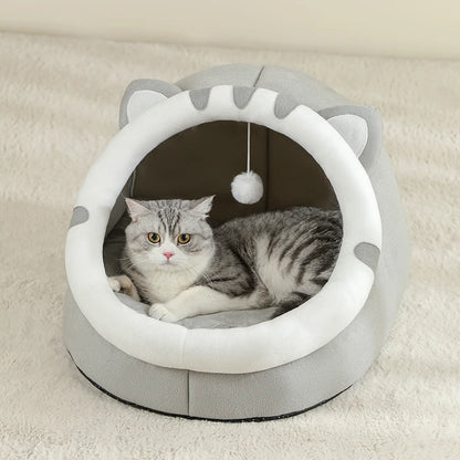 Super Cozy Cat Bed Cave – Warm Pet House