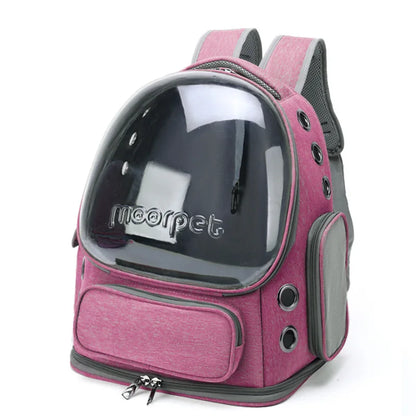 ClearComfort- Pet Carrier Backpack – Breathable & Safe