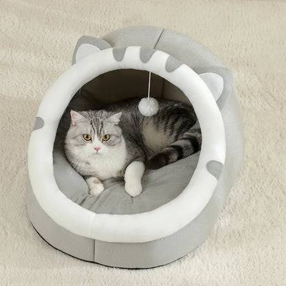 Super Cozy Cat Bed Cave – Warm Pet House