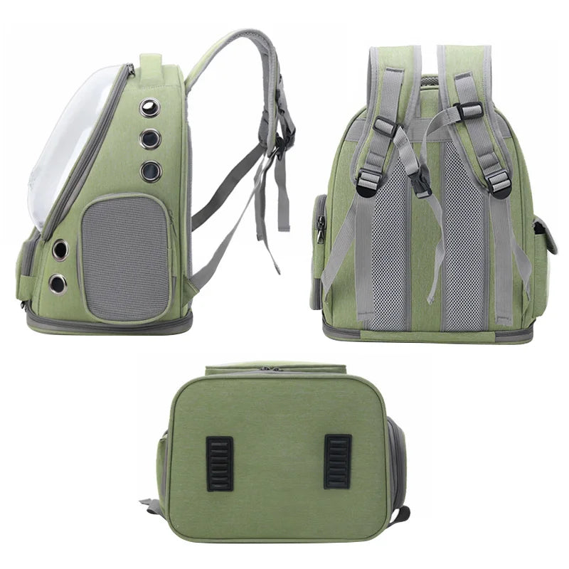 ClearComfort- Pet Carrier Backpack – Breathable & Safe