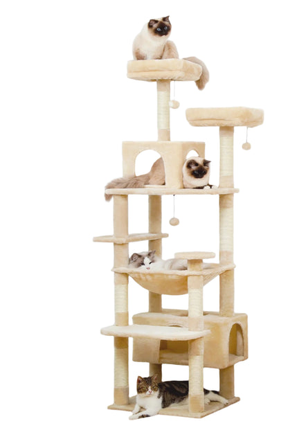Tree Cat Tree and Tower for Indoor Cats - Luxury and Playful