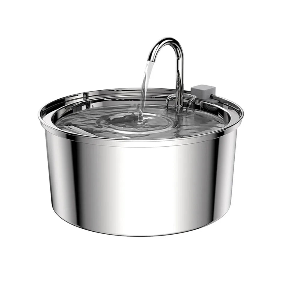 Automatic Stainless Steel Pet Water Fountain - Durable and Efficient