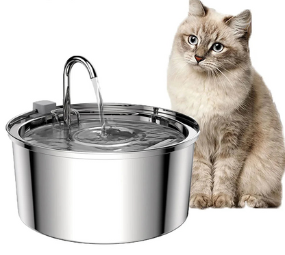 Automatic Stainless Steel Pet Water Fountain - Durable and Efficient