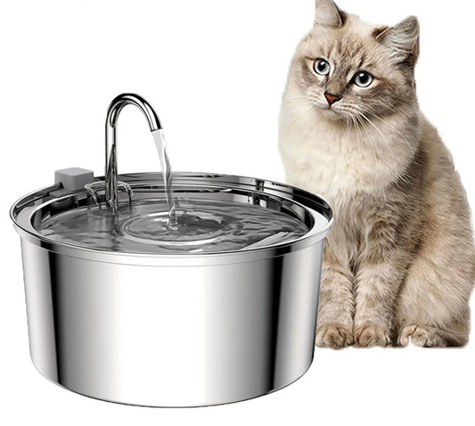 Automatic Stainless Steel Pet Water Fountain - Durable and Efficient