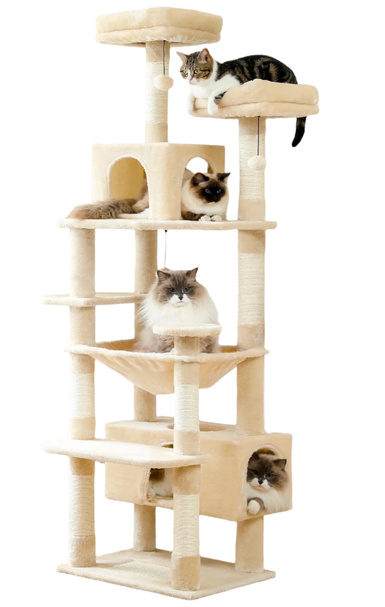 Tree Cat Tree and Tower for Indoor Cats - Luxury and Playful