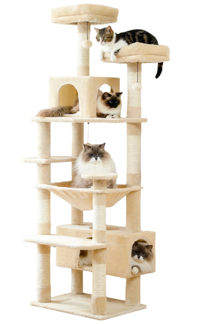 Tree Cat Tree and Tower for Indoor Cats - Luxury and Playful
