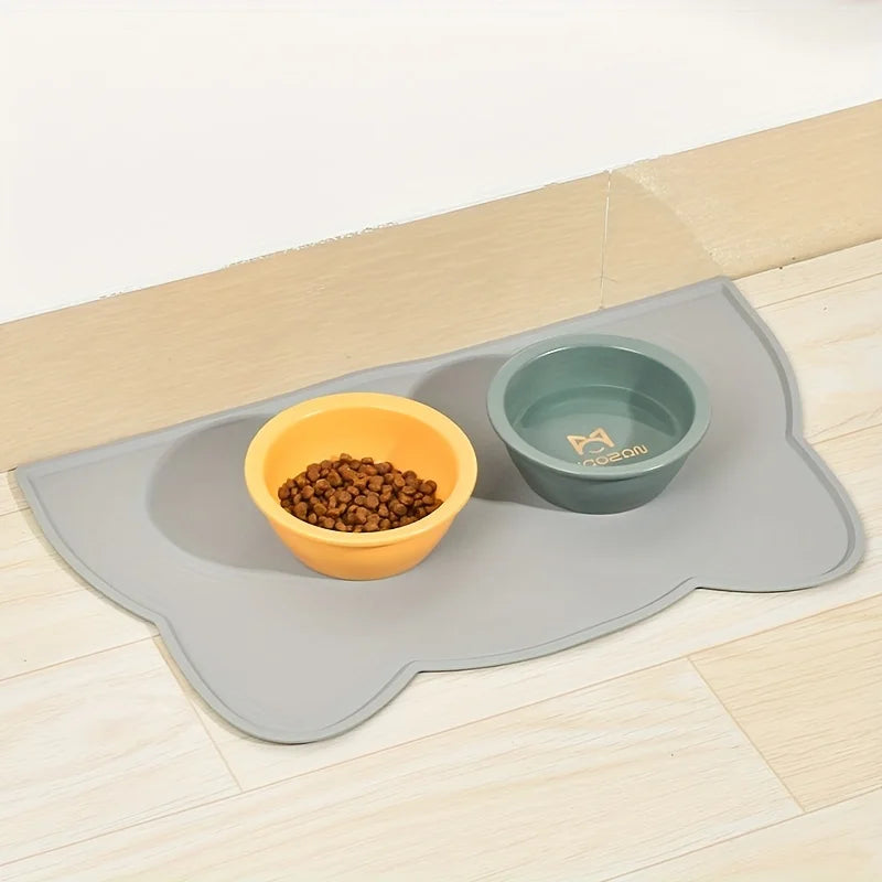 Pet Feeding Mat - Thin Silicone Waterproof